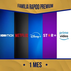 Familia RapidoPremium (1 mes) 👨‍👩‍👧‍👦✨