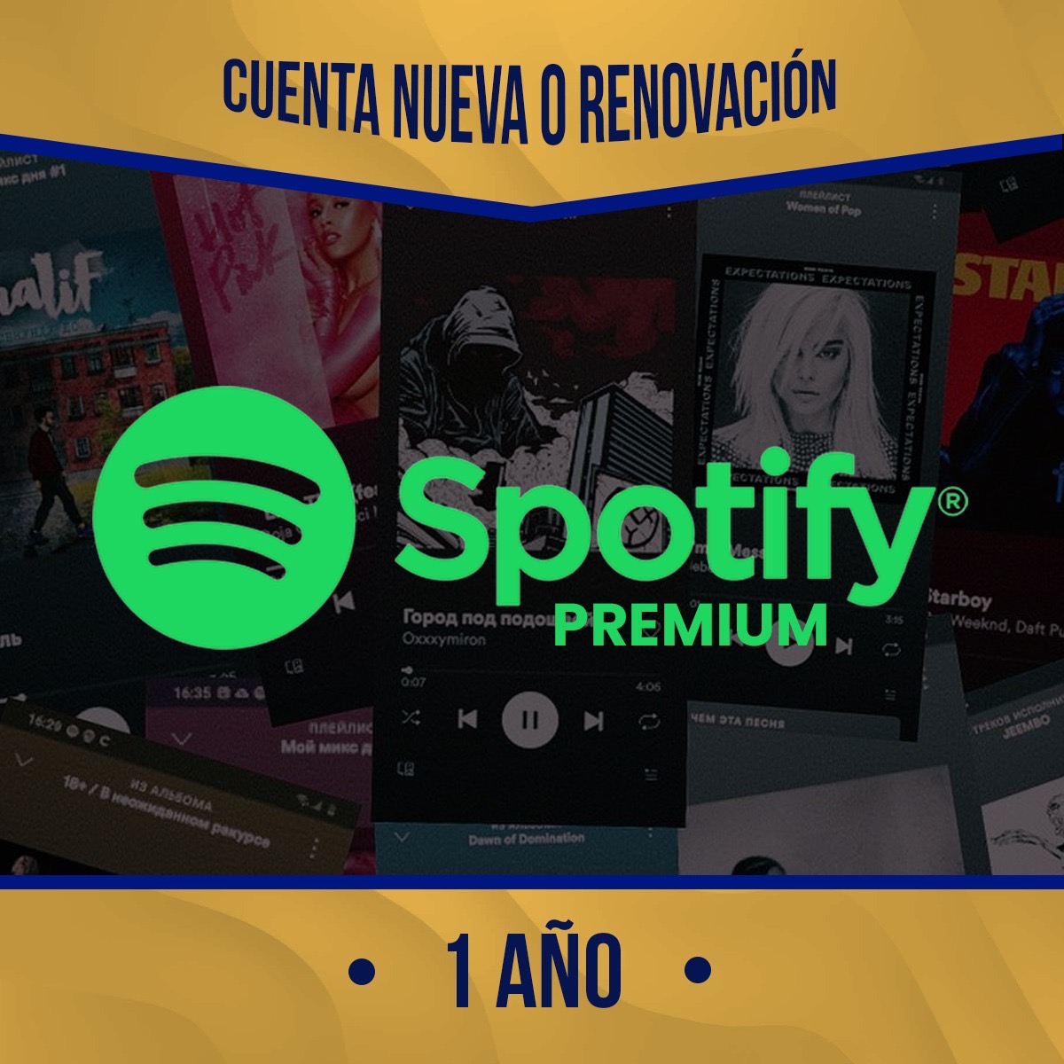 🎵✨ Spotify Premium 1 Año 🎶 | Renovación 🔄 ó Cuenta Nueva 🆕 ✨🎧