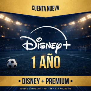 🏰✨ Disney+ Premium – 1 Año | ¡Cuenta Nueva! 🍿🎬