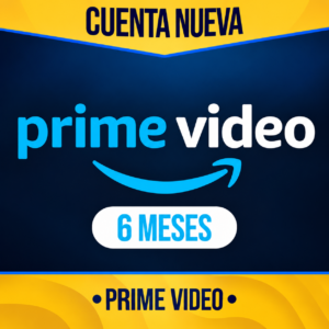🎬🍿 Amazon Prime Video – 6 Meses | ¡Cuenta Nueva!